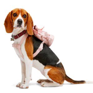 NWT ~  Reddy's  Pink Camo Dog Backpack, Small/Medium (16 in. - 22.5 in.)